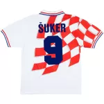 Šuker #9 Retro Croatia Home Jersey World Cup 1998 - minejerseys