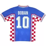 Boban #10 Retro Croatia Away Jersey World Cup 1998 - minejerseys