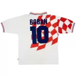 Boban #10 Retro Croatia Home Jersey World Cup 1998 - minejerseys