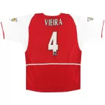 Vieira #4 Retro Arsenal Home Jersey 2002/04 - minejerseys