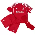 Kids Liverpool Home Jersey Full Kit 2025/26 - minejerseys