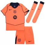 Kids Barcelona Third Jersey Full Kit 2025/26 - minejerseys