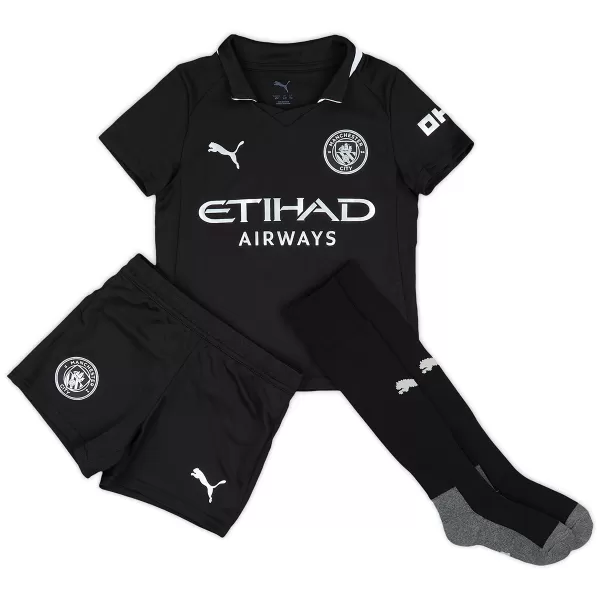 Kids Manchester City Away Jersey Full Kit 2025/26 - minejerseys