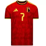 De Bruyne #7 Belgium Home Match Jersey Player Version World Cup 2026 - minejerseys