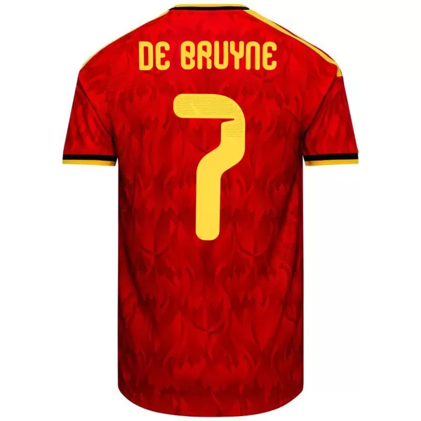 De Bruyne #7 Belgium Home Match Jersey Player Version World Cup 2026 - minejerseys