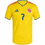Luis Díaz #7 Colombia Home Match Jersey Player Version World Cup 2026 - minejerseys