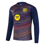 Barcelona Zipper Sweatshirt Kit(Top+Pants) Colorful 2025/26 - minejerseys