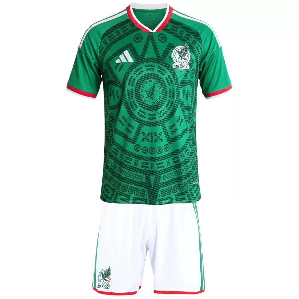Kids Mexico Home Jersey Kit World Cup 2026 - minejerseys