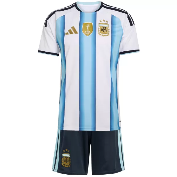 Kids Argentina Home Jersey Kit World Cup 2026 - minejerseys