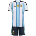 Kids Argentina Home Jersey Kit World Cup 2026 - minejerseys