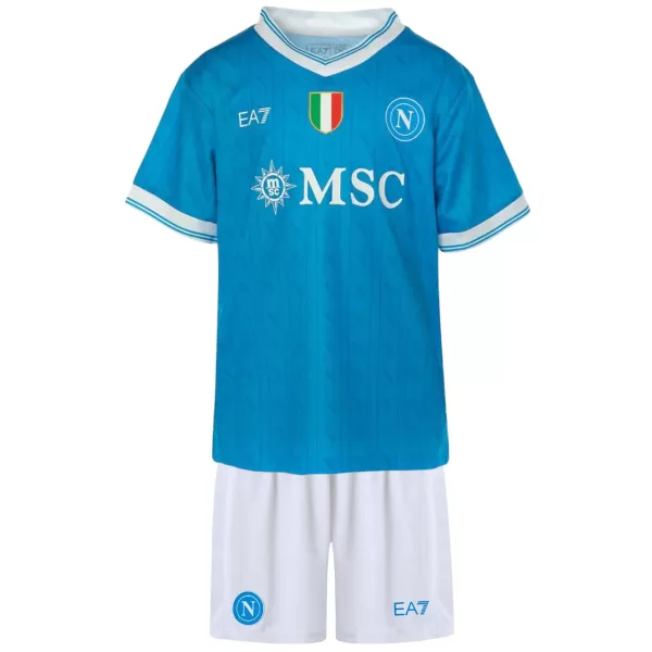 Kids Napoli Home Jersey Kit 2025/26 - minejerseys
