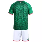 Kids Mexico Home Jersey Kit World Cup 2026 - minejerseys