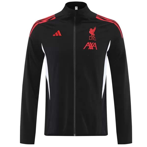 Liverpool Windbreaker Jacket Black 2025/26 - minejerseys