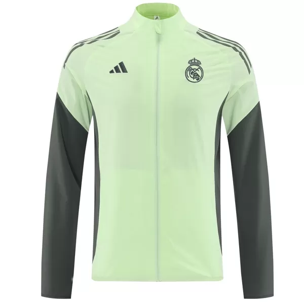 Real Madrid Windbreaker Jacket Green 2025/26 - minejerseys