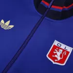 Olympique Lyonnais Anthem Jacket Blue 2025/26 - minejerseys