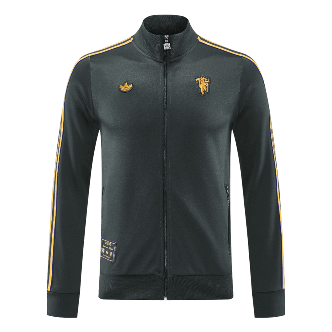Manchester United Training Tracksuit Kit(Jacket+Pants) Black 2025/26 Manchester United Training Tracksuit Kit(Jacket+Pants) Black 2025/26