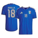Barella #18 Italy Home Match Jersey Player Version World Cup 2026 - minejerseys