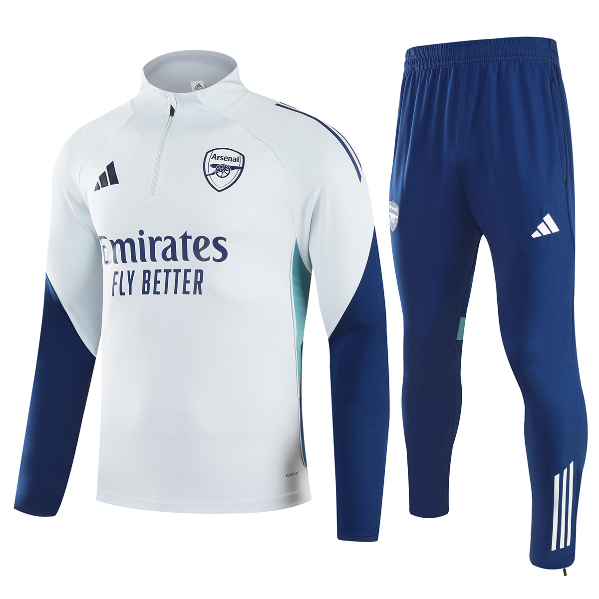 Arsenal 1/4 Zipper Sweat Kit(Top+Pants) Gray 2025/26