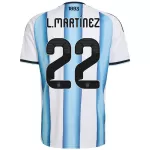 L.MARTÍNEZ #22 Argentina Home Jersey World Cup 2026 - minejerseys