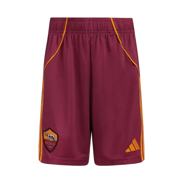 Roma Home Soccer Shorts 2025/26 - minejerseys