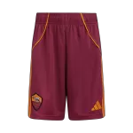Roma Home Soccer Shorts 2025/26 - minejerseys