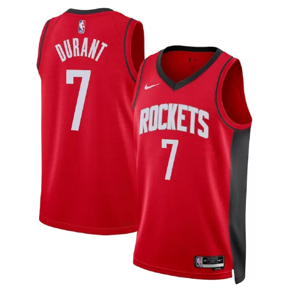 Unisex Houston Rockets Kevin Durant #7 Red Swingman Jersey - Icon Edition - minejerseys