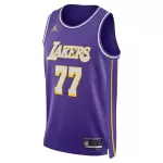 Unisex Los Angeles Lakers Luka Dončić #77 Purple Swingman Jersey - Statement Edition - minejerseys