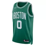Unisex Boston Celtics Jayson Tatum #0 Green Swingman Jersey - Icon Edition - minejerseys