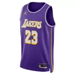Unisex Los Angeles Lakers LeBron James #23 Purple Swingman Jersey - Statement Edition - minejerseys