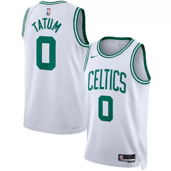 Youth Boston Celtics Jayson Tatum #0 White Swingman Jersey - Association Edition - minejerseys