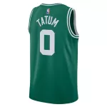 Unisex Boston Celtics Jayson Tatum #0 Green Swingman Jersey - Icon Edition - minejerseys