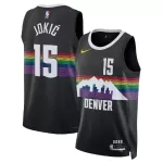 Unisex Denver Nuggets Nikola Jokić #15 Black Swingman Jersey 2025/26 - City Edition - minejerseys