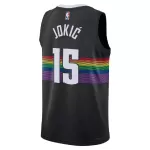 Unisex Denver Nuggets Nikola Jokić #15 Black Swingman Jersey 2025/26 - City Edition - minejerseys
