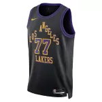 Unisex Los Angeles Lakers Luka Dončić #77 Black Swingman Jersey 2025/26 - City Edition - minejerseys