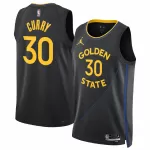 Unisex Golden State Warriors Stephen Curry #30 Black Swingman Jersey - Statement Edition - minejerseys