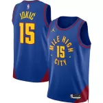 Unisex Denver Nuggets Nikola Jokić #15 Blue Swingman Jersey - Statement Edition - minejerseys