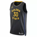 Unisex Golden State Warriors Stephen Curry #30 Black Swingman Jersey - Statement Edition - minejerseys