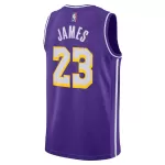 Unisex Los Angeles Lakers LeBron James #23 Purple Swingman Jersey - Statement Edition - minejerseys