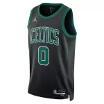 Unisex Boston Celtics Jayson Tatum #0 Black Swingman Jersey - Statement Edition - minejerseys