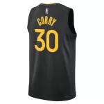 Unisex Golden State Warriors Stephen Curry #30 Black Swingman Jersey - Statement Edition - minejerseys