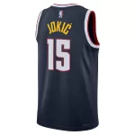Unisex Denver Nuggets Nikola Jokić #15 Navy Swingman Jersey - Icon Edition - minejerseys