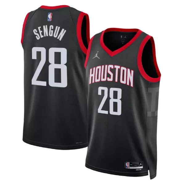 Unisex Houston Rockets Alperen Şengün #28 Black Swingman Jersey - Statement Edition - minejerseys