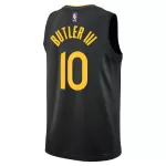 Unisex Golden State Warriors Jimmy Butler #10 Black Swingman Jersey - Statement Edition - minejerseys