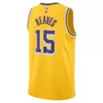 Unisex Los Angeles Lakers Austin Reaves #15 Gold Swingman Jersey - Icon Edition - minejerseys