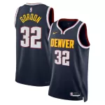 Unisex Denver Nuggets Aaron Gordon #32 Navy Swingman Jersey - Icon Edition - minejerseys