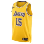 Unisex Los Angeles Lakers Austin Reaves #15 Gold Swingman Jersey - Icon Edition - minejerseys