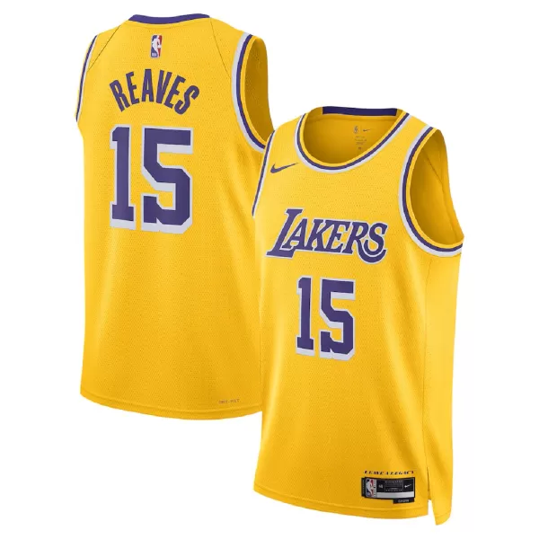 Unisex Los Angeles Lakers Austin Reaves #15 Gold Swingman Jersey - Icon Edition - minejerseys