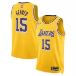 Unisex Los Angeles Lakers Austin Reaves #15 Gold Swingman Jersey - Icon Edition - minejerseys