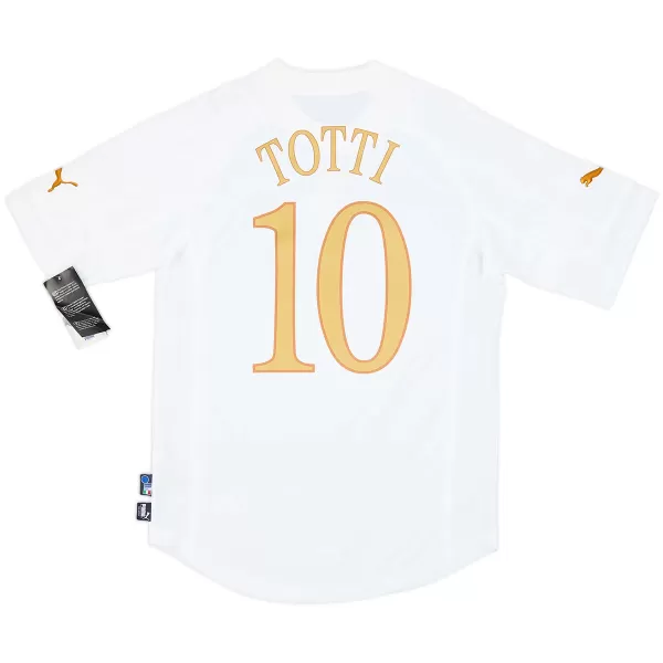 TOTTI #10 Retro Italy Away Jersey Euro Cup 2004 - minejerseys