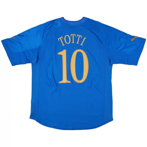 TOTTI #10 Retro Italy Home Jersey Euro Cup 2004 - minejerseys